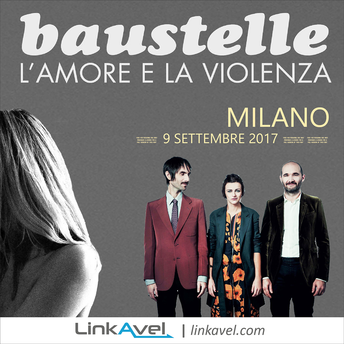 Concerto Baustelle, 9 Settembre 2017 Milano